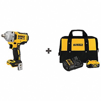 Cordless 20V 1/2 Impact Wrench Battery