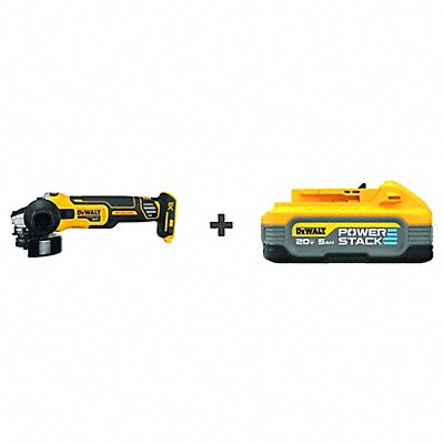 Angle Grinder 20V 4-1/2 w/BONUS BATTERY