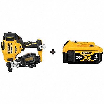 Cordless Nailer 20.0V 0.120  Battery