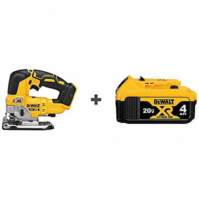 Cordless Jig Saw 20VDC Battery