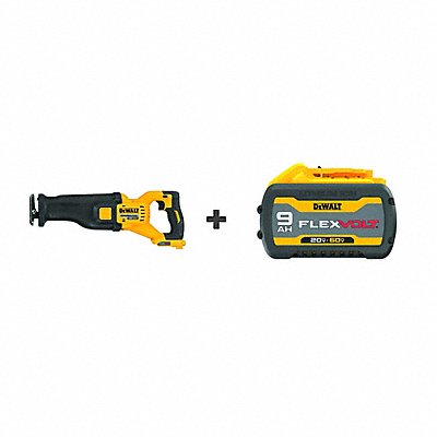 Cordless Recip Saw 60V BONUS BATTERY