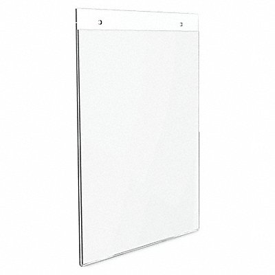 Wall Sign Holder Plastic 8.5X11 Clear