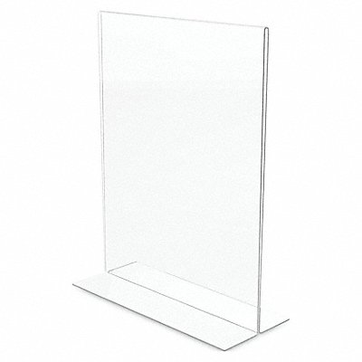 Sign Holder Double-Sided 8.5x11 Clear