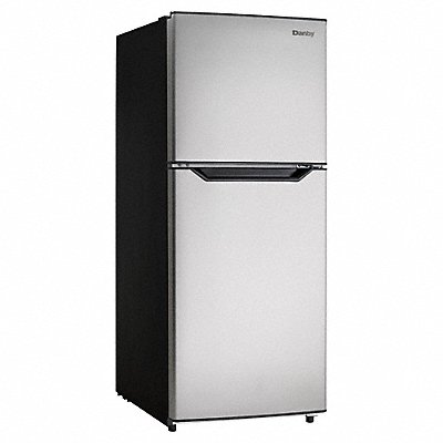 Apartment Size Fridge 10.1 cu ft Silver