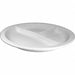 Divided Plate 9 Dia Bright White PK12