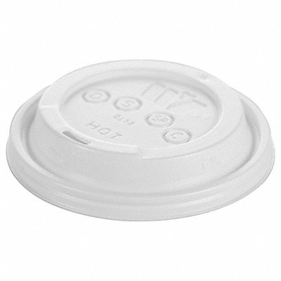 Disp Hot Cup Lid 12 oz-24 oz WH PK1000