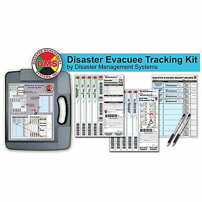 Disaster Evacuee Tracking Kit 14-1/2 L