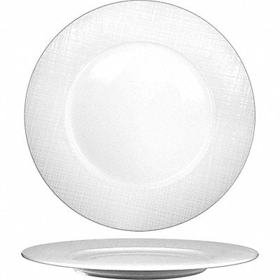 Plate 10 3/8 Dia Bright White PK24