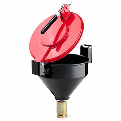 Drum Funnel Red Steel NPT