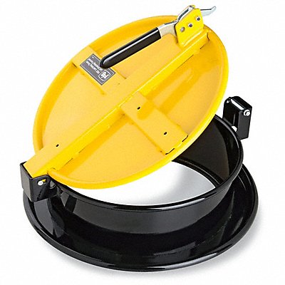 K7673 Drum Lid Yellow Steel 20 gal 30 gal