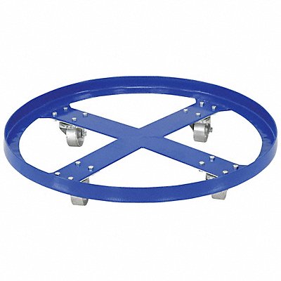 Drum Dolly Blue 31-5/8 in dia 1200 lb.