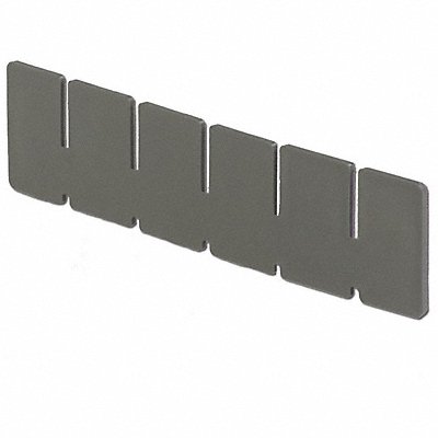 Divider Gray Polyethylene 1.9 in