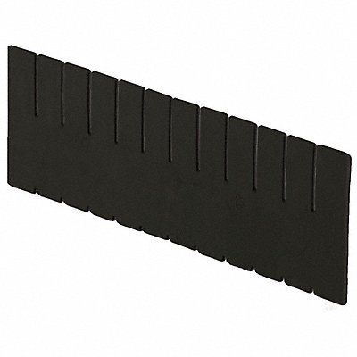 Divider Black Polyethylene 7 7/16 in