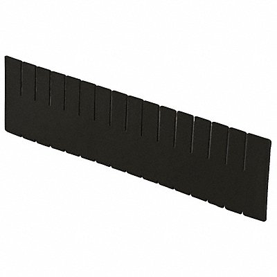 Divider Black Polyethylene 12 in