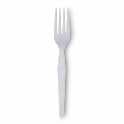 Disposable Fork White Heavy PK1000