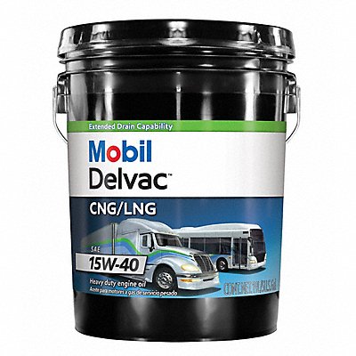 MOBIL DELVAC CNG/LNG 15W-40 5GA PAIL