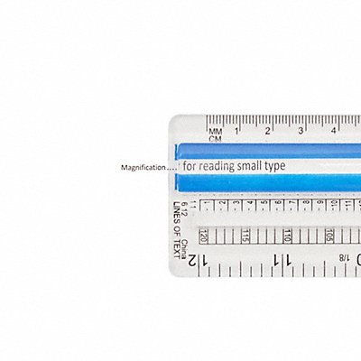 Ruler Plastic 15 In