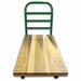 Platform Truck Hardwood 72 x36 Green