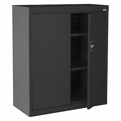 Shelving Cabinet Black Cap. 200 lb Keyed