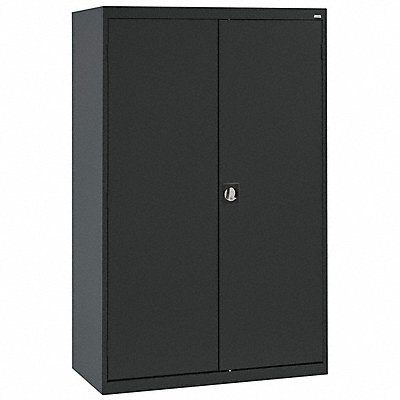 Storage Cabinet 72 x46 x24 Black 4Shlv