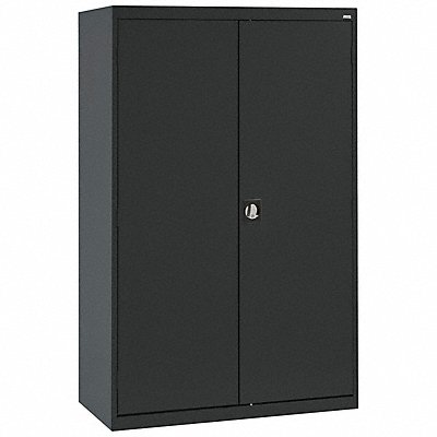 Storage Cabinet 72 x46 x24 Black 1Shlv