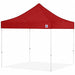 Portable Shelter Red 8 ft W 8 ft L