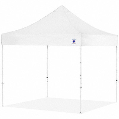 Portable Shelter White 8 ft W 8 ft L