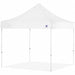 Portable Shelter White 8 ft W 8 ft L