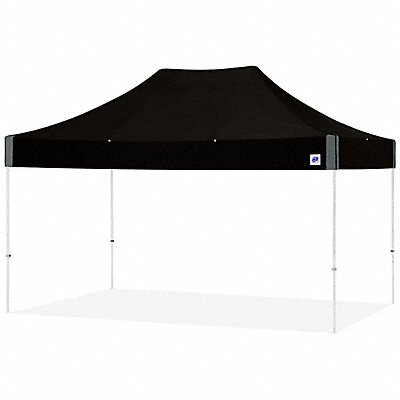 Portable Shelter Black 10 ft W 15 ft L