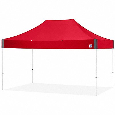 Portable Shelter Red 10 ft W 15 ft L