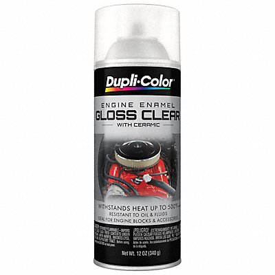 Engine Enamel Clear 12 oz Size