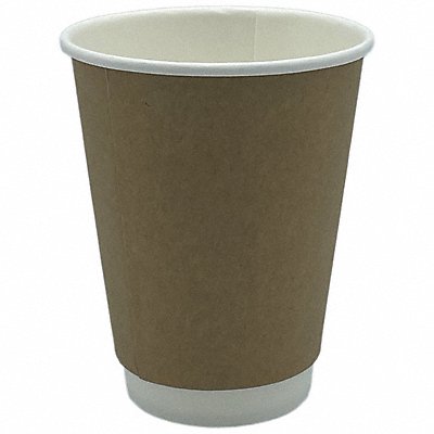 Disposable Hot Cup 12 oz Kraft PK500