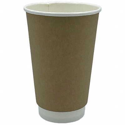 Disposable Hot Cup 16 oz Kraft PK500