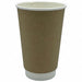 Disposable Hot Cup 16 oz Kraft PK500