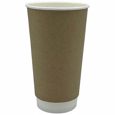 Disposable Hot Cup 20 oz Kraft PK500