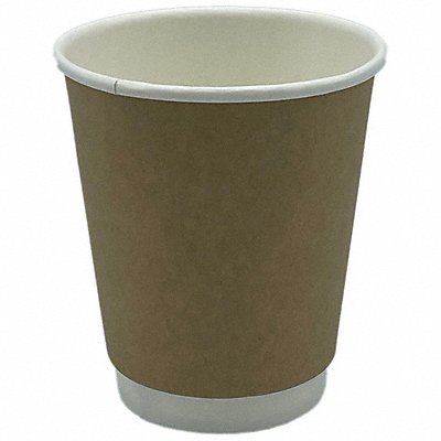 Disposable Hot Cup 8 oz Kraft PK500