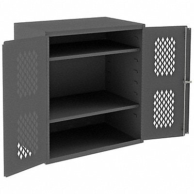 Storage Cabinet 42 x36 x24 Gray 2Shlv