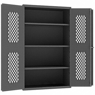 Storage Cabinet 72 x36 x24 Gray 4Shlv