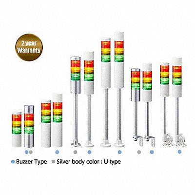 Modular Tower Light Mounts Bases and Extenders