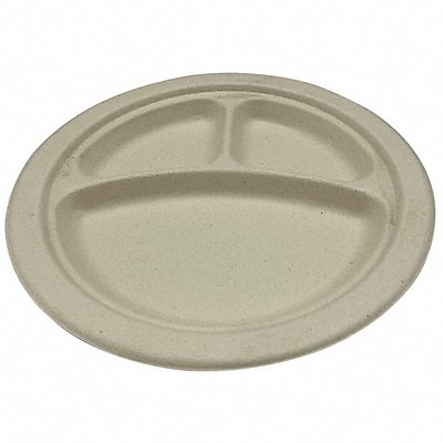 Disposable Fiber Plate 9 in Ivory PK500