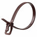 Releasable Tie Brown Nylon PK20