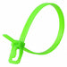 Releasable Tie Fluor. Green Nylon PK100