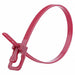 Releasable Tie Maroon Nylon PK100