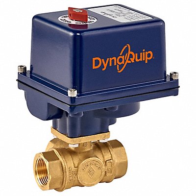 Electronic Ball Valve Brass 115VAC