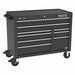 Rolling Tool Cabinet Black Matte Finish