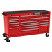 Rolling Tool Cabinet Red Gloss Finish