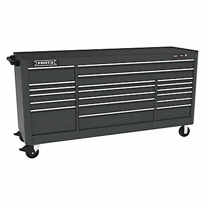 Rolling Tool Cabinet Black Matte Finish