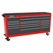 Rolling Tool Cabinet Gray/Red 19 Drawers