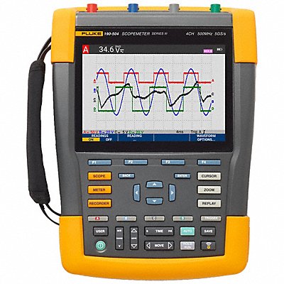 Oscilloscope 4 Channels 133x90mm Display