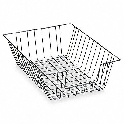 Wire Desk Tray Organizer 1-Tier Black